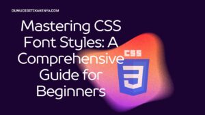 Read more about the article CSS Cheat Sheet 157: CSS Font Style