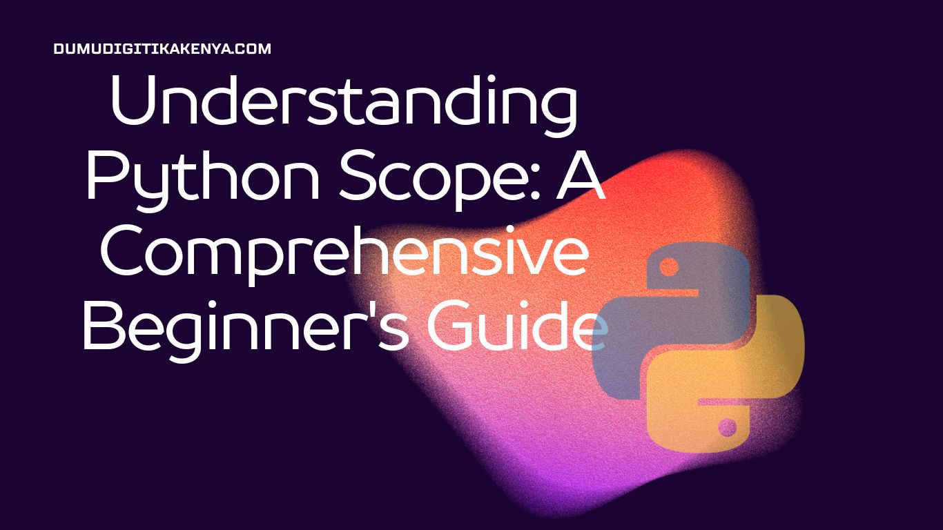 Read more about the article Python Cheat Sheet 136: Python Scope