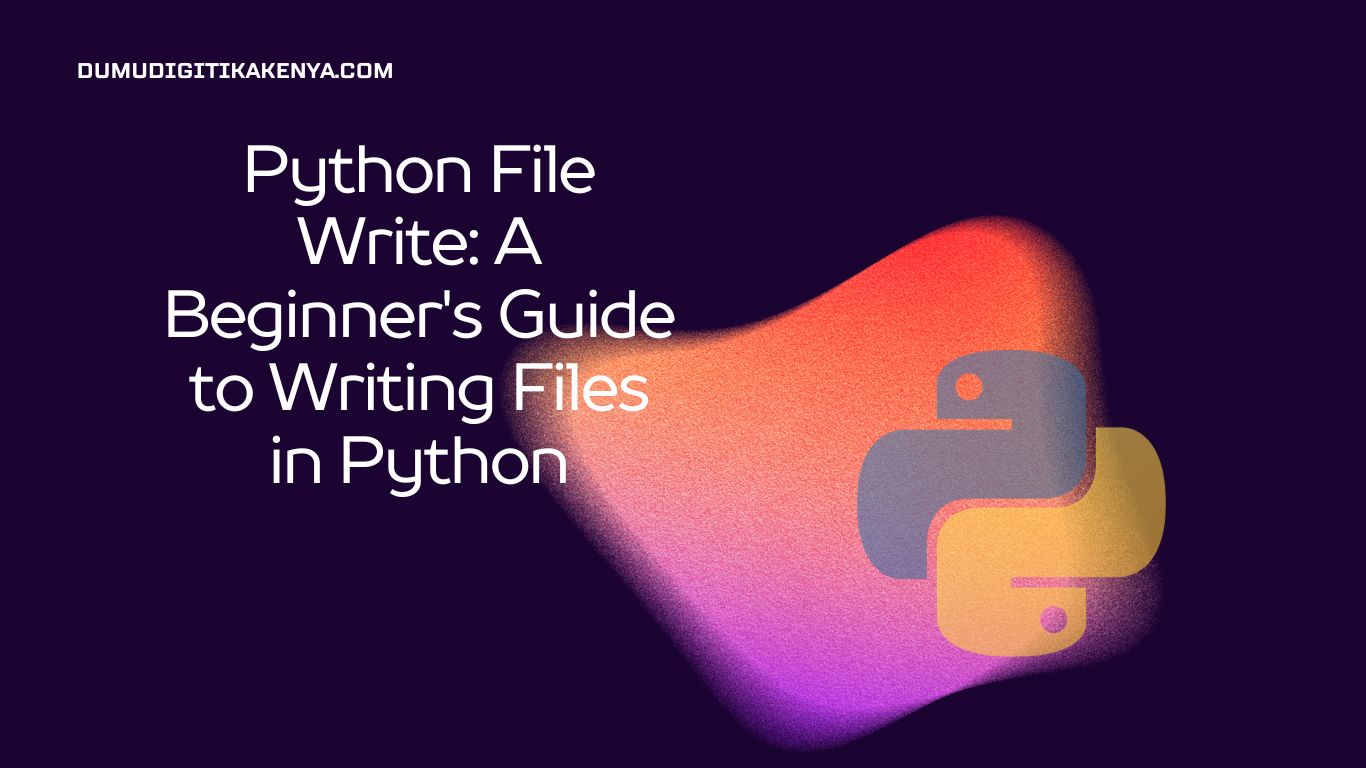 Read more about the article Python Cheat Sheet 140: Python File Write