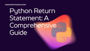 Read more about the article Python Cheat Sheet 121: Python Return Statement