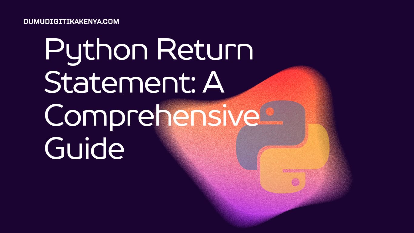 Read more about the article Python Cheat Sheet 121: Python Return Statement