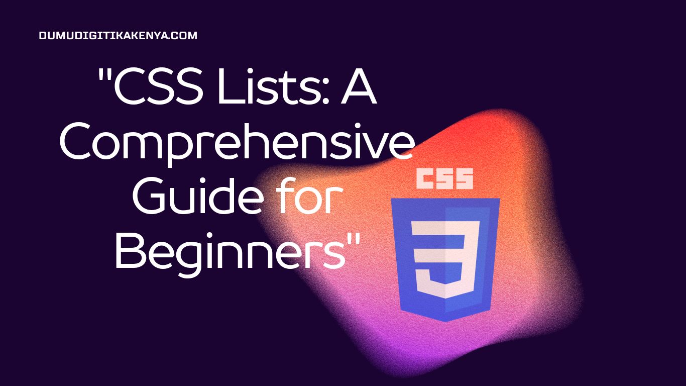 Read more about the article CSS Cheat Sheet 162: CSS Lists