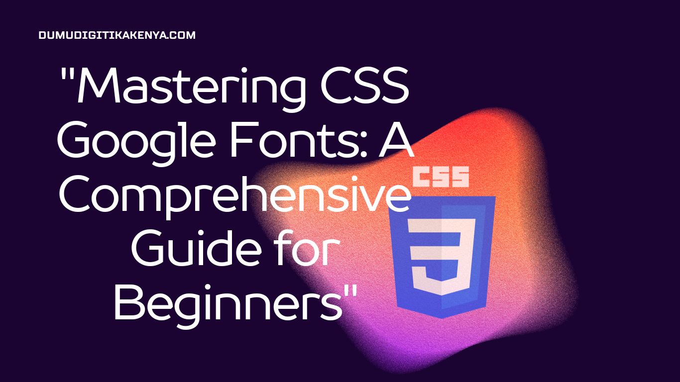 Read more about the article CSS Cheat Sheet 177: CSS Google Fonts