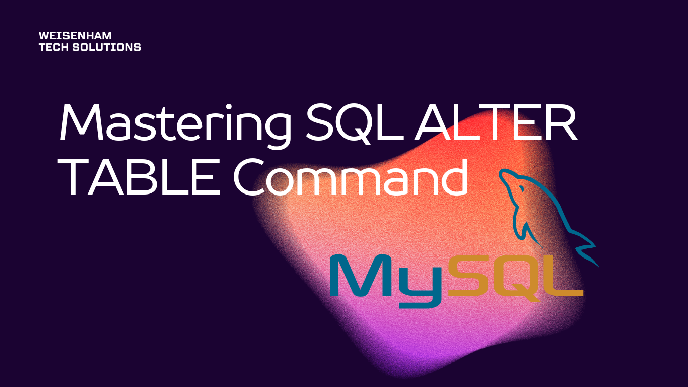 You are currently viewing SQL 1.62 SQL ALTER TABLE Command