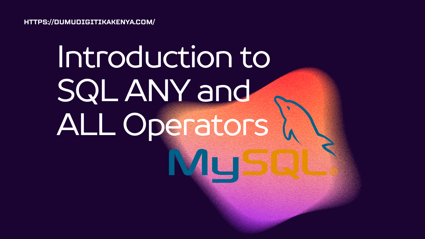 Read more about the article SQL 1.32 SQL ANY and ALL