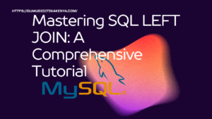 Read more about the article SQL 1.25 SQL LEFT JOIN 