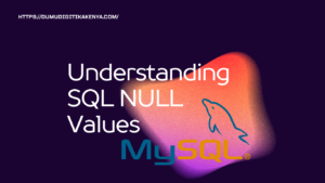 Read more about the article SQL 1.11 SQL NULL Values